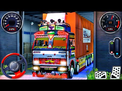 Grand Indian Cargo Truck Simulator 3D - Offroad Truck Ashok Lorry Driving - Android GamePlay