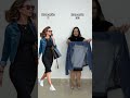 Basic Everyday Casual Look With Black Dress And Denim Jacket Fashion Plussize Plussizefashion