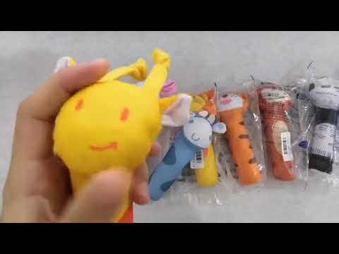 Chocalhos de pelúcia com som de buzina