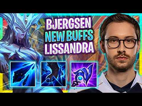 BJERGSEN TRIES LISSANDRA WITH NEW BUFFS! | 100T Bjergsen Plays Lissandra Mid vs Yasuo! | Season 2023