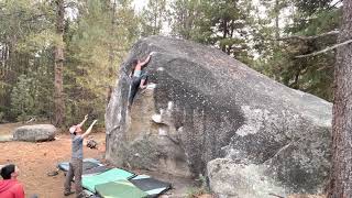 Video thumbnail de Tiger Woods, V5. Lake Tahoe