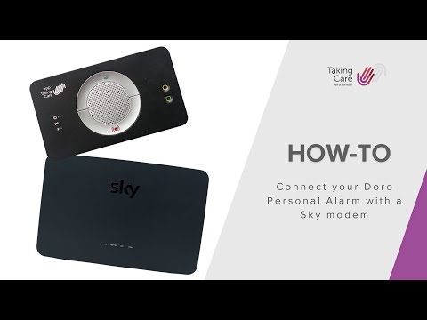 Connecting your Doro Analogue Personal Alarm to your Sky Broadband Hub