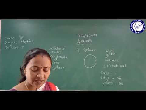 CLASS 4 (EM) | MATHS | SOLIDS | SESSION 2