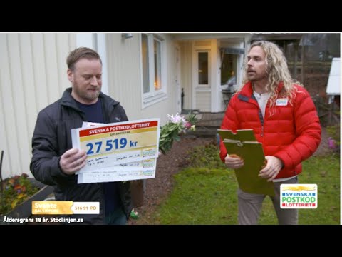 Kicken sprider glädje bland vinnare i Dalsjöfors - Postkodlotteriet