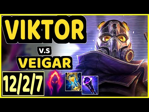 INNAXE (VIKTOR) vs VEIGAR - 12/2/7 KDA BOTTOM ADC GAMEPLAY - EUW Ranked DIAMOND