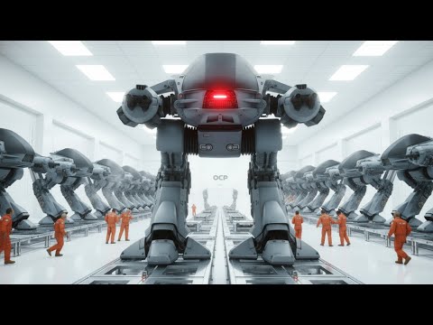 Inside the OCP High-Security Lab — Manufacturing the ED-209 Urban Pacification Droid (Full Process)