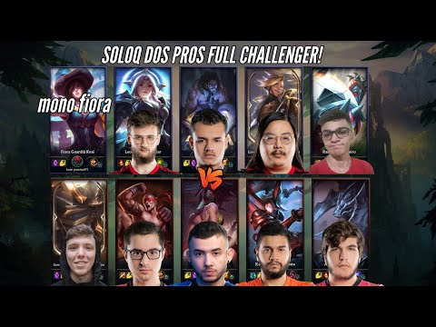 SOLOQ DOS PROS! SÓ TEM CHALLENGER! - REPLAYS LOL