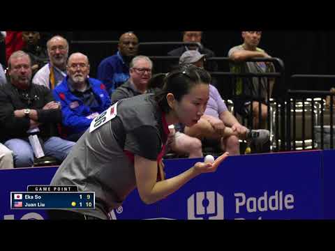 2018 US Open Table Tennis Championships - Womens SF - Eka So vs Liu Juan (Highlights)