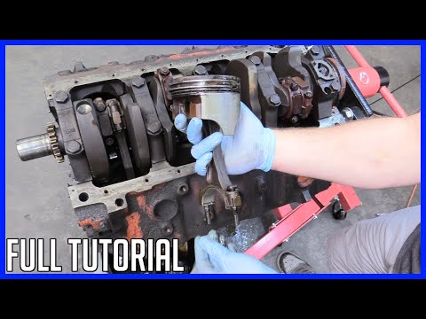 How to Build a Chevrolet 454 Big Block Part 3: Removing Pistons and Crankshaft!
