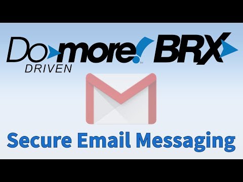 BRX Do-more PLC Setup Secure PLC Email Messaging with Gmail from AutomationDirect