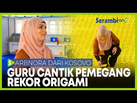 Guru Cantik Pecahkan Rekor Guinness Dengan Origami
