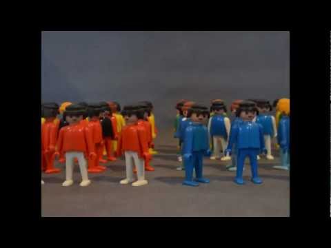 48 Playmobils in Stop Motion