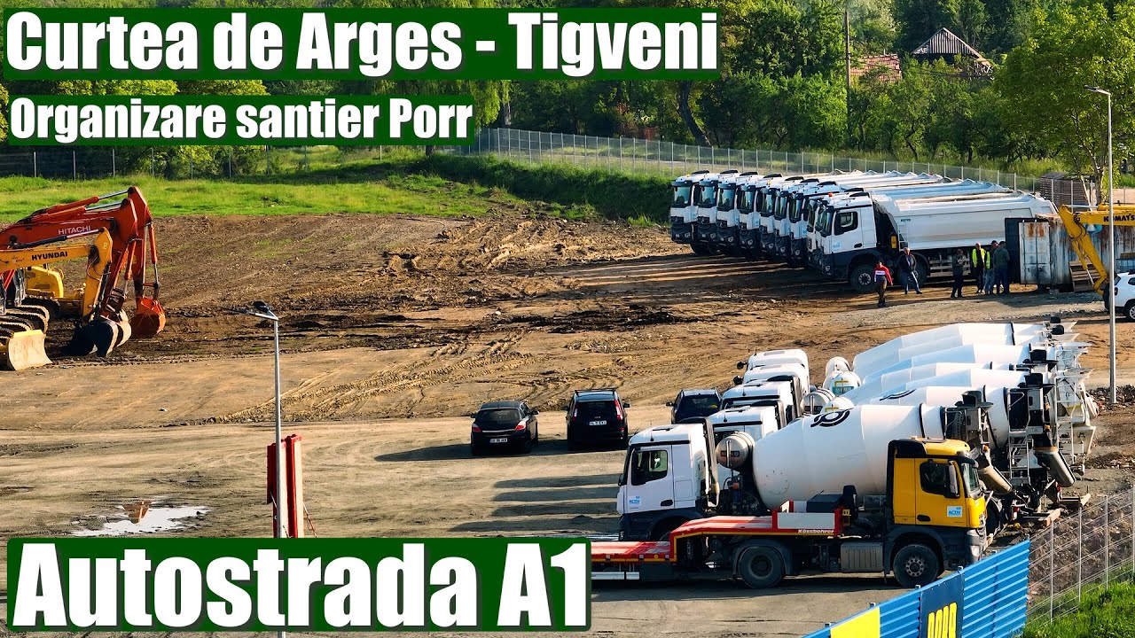 A1 Sibiu Pitesti Lot Tigveni - Curtea de Arges | Organizare santier