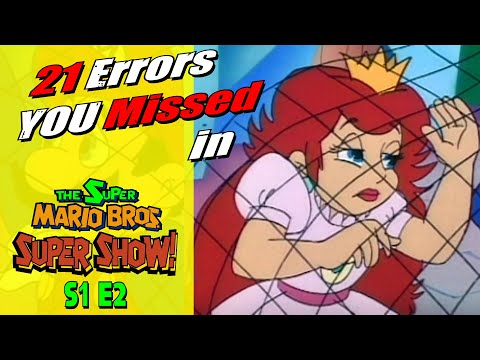 Every Mistake In The Super Mario Bros. Super Show! S1E2 #supermariobrossupershow #supermario #mario