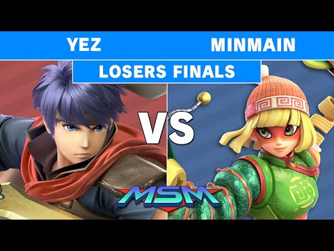 MSM Online 35 - Minmain (Min Min) Vs. Yez (Ike) Losers Finals - Smash Ultimate