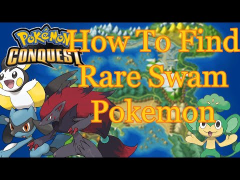 How To Find Rare Swarm Pokemon Using Passwords In Pokemon Conquest!