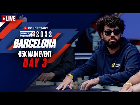 EPT BARCELONA: €5K MAIN EVENT - DAY 3 ♠️ PokerStars