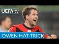 Michael Owen hat-trick: Wolfsburg v Manchester United