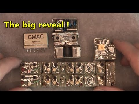 Inside the crystals cans from the RT-351 radio