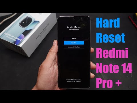 Hard Reset Redmi Note 14 Pro plus