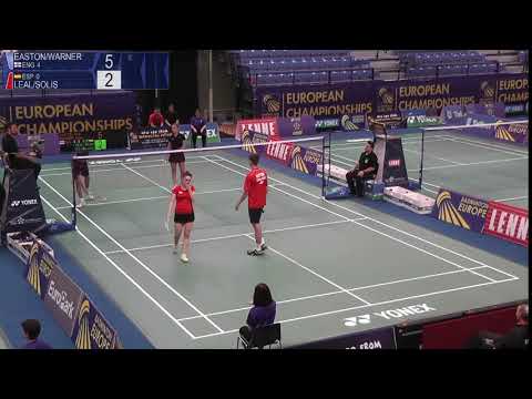 Great shot - XD, England vs Spain  - EJC 2018 highlight (Team Event)