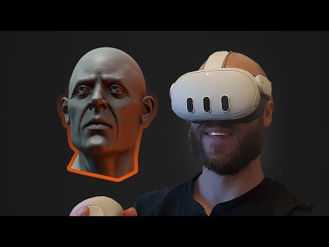 Sculpting a head, exploring the "feel" of Kodon