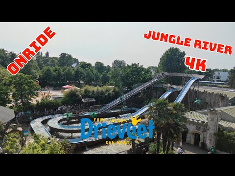 Onride Jungle River Drievliet (Revechon Standaard Logflume) 4K