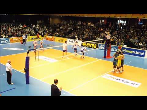 Bekerfinale volleybal heren Landstede - Lycurgus
