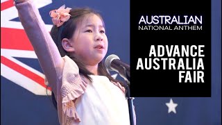 ADVANCE AUSTRALIA FAIR | National Anthem Of Australia With Lyrics | Wow! A Powerful Performance!