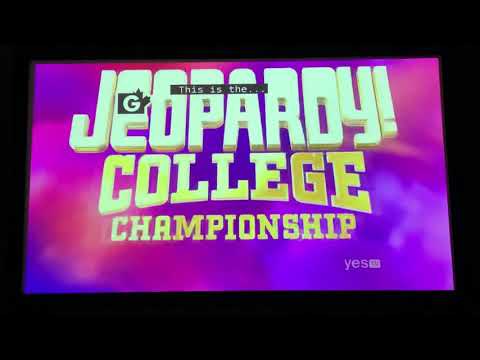 Jeopardy, College Championship Day 5, intro 😃 (4/10/20)