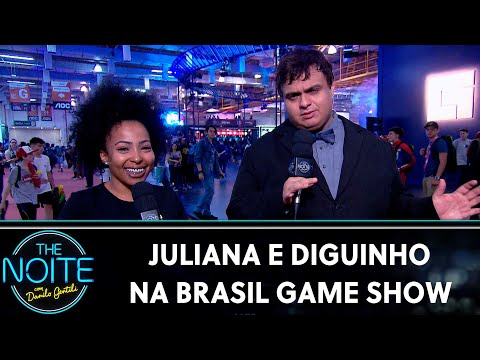 Juliana e Diguinho na Brasil Game Show | The Noite (16/10/19)