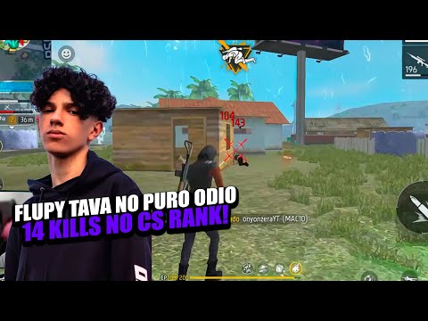FLUPY TAVA NO PURO ODIO E FEZ 14 KILLS NO CS RANK!