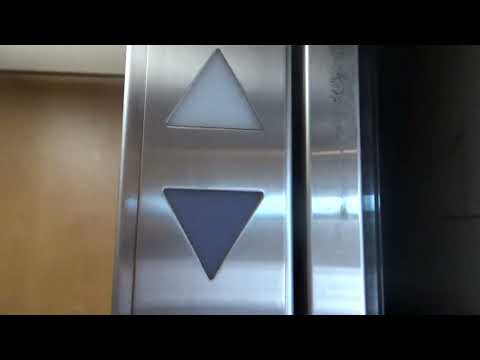 The Infamous Liftomatic Hydraulic Elevators At The Hampton Inn in Gurnee, Illinois