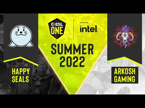 Dota2 - Happy Seals vs. Arkosh Gaming - Game 3 - DPC NA Tour 3 - ESL One Summer 2022