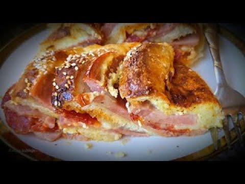 Harmonika hleb sa šunkom i sirom