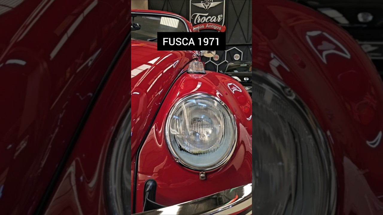 Depois de uma restauração completa; Fusca 1971 Vermelho Cereja finalizado! 🤩✨️💎