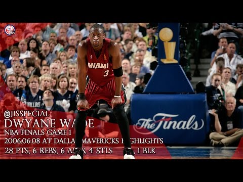 ThrowBack: 2006.06.08 NBA Finals G1 at Dallas Mavericks Dwyane Wade Highlights, 28 pts