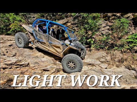 RZR XP 1000 on 35" Rockzillas VS Widow Maker Royal Blue
