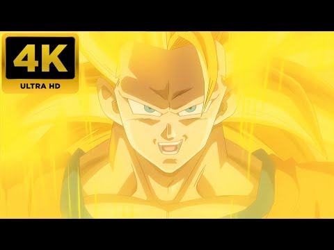 [4K 60FPS] - ‘ Super saiyan 3 Goku vs beerus