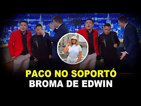 🔥¡Se molestó! Paco Bazán REACCIONA FURIOSO tras broma de Edwin Sierra sobre Susana Alvarado