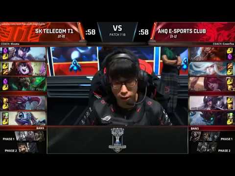 SKT vs AHQ highlights S7 World Championship 2017 Group A Day 3 SK Telecom T1 vs AHQ