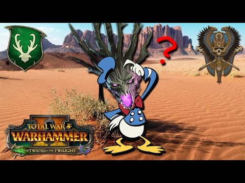 DRYCHA LOST IN THE DESERT | Wood Elves vs Tomb Kings - Total War Warhammer 2
