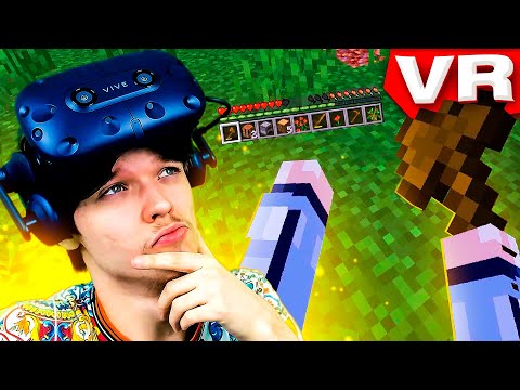 LP.  MY FIRST MINECRAFT GAME [VR] Virtual Reality + Fixsay