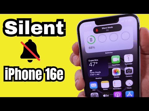 How to Turn ON/OFF Silent mode on iPhone 16e (GET Fix)