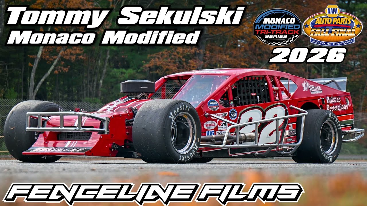 Tommy Sekulski Monaco Tri Track Modified Napa Auto Parts Fall Final Stafford Speedway 2026