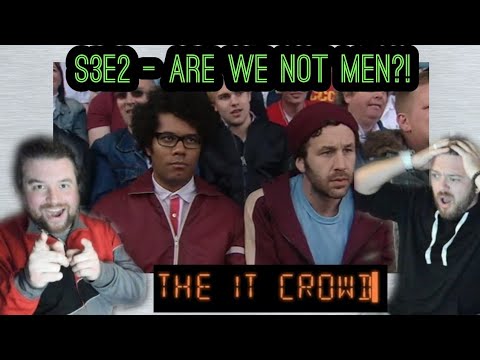 The Thing About ARSENAL Is... Americans React To "The IT Crowd - S3E2 - Are We Not Men?"