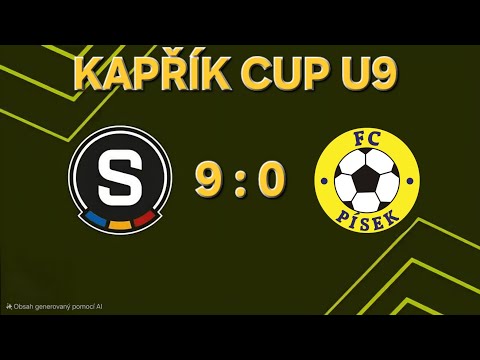 KAPŘÍK CUP 2025, AC Sparta Praha U9 -  FC Písek U9 ( 9 - 0 )