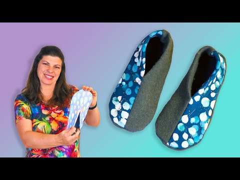 DIY Warm House Slippers // How to Sew the Perfect Slippers in minutes