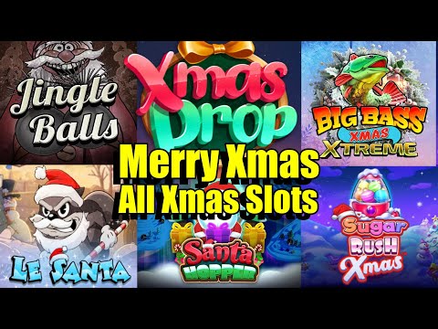 Thumbnail for video: Christmas Eve Slotting, All Christmas Slots, Jingle Balls Super, Le Santa & So Much More