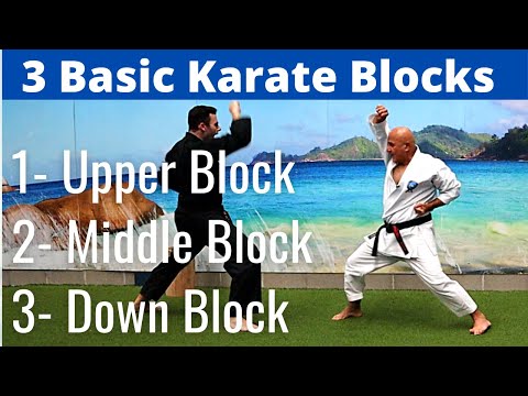 how to learn basic karate blocks